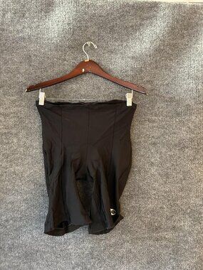 Canari Cycling Shorts Mens XL Black Padded Chamois 8 Inseam Bike Compression